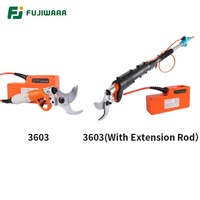 FUJIWARA elektryczne nożyce do przycinania 36V bateria litowa High Branch nożyce do żywopłotu 0-45mm średnica wykończenia 1.2-1.8m drążek teleskopowy 5